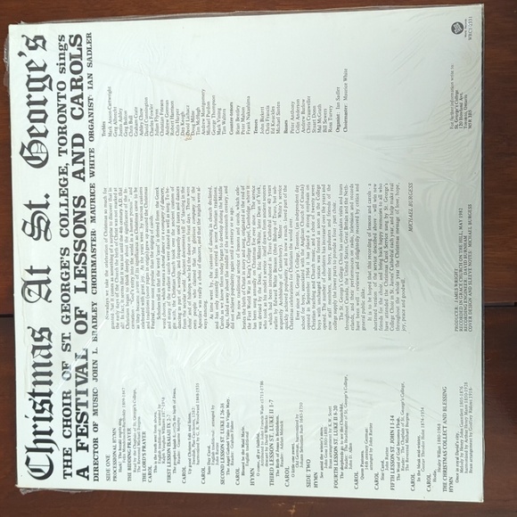Christmas At St. George's, LP Record - Picture 2 of 8
